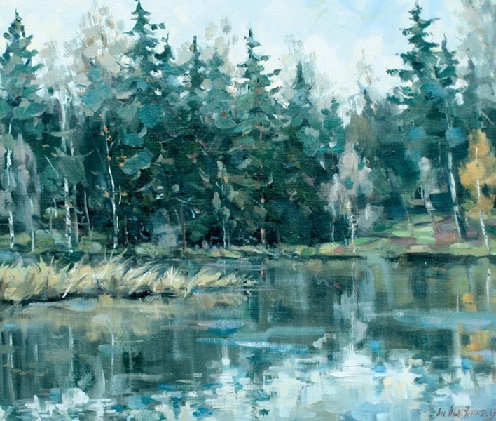 Осенняя тайна.60х70.х.м.2003